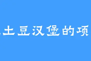 爱吃土豆汉堡的项云耳