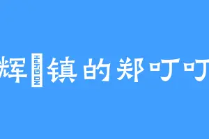 辉徳镇的郑叮叮