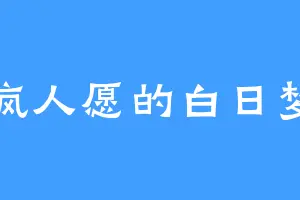 疯人愿的白日梦