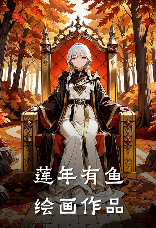 莲年有鱼绘画作品