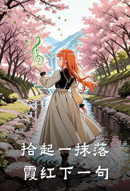 拾起一抹落霞红下一句