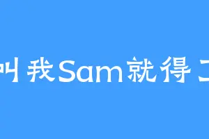 叫我Sam就得了
