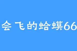会飞的蛤蟆66