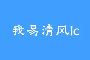 我易清风lc