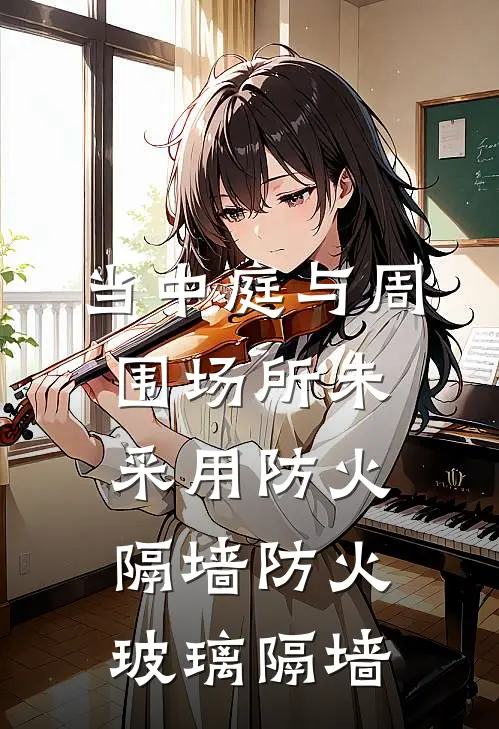 当中庭与周围场所未采用防火隔墙防火玻璃隔墙