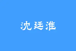 沈廷淮