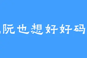 阮阮也想好好码字