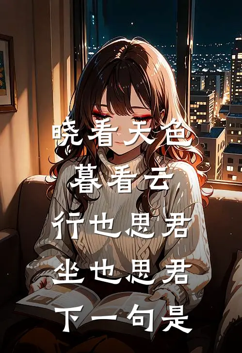 晓看天色暮看云,行也思君,坐也思君,下一句是