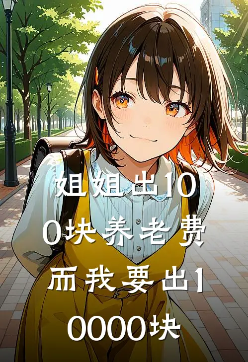 姐姐出100块养老费，而我要出10000块