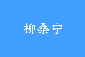 柳桑宁