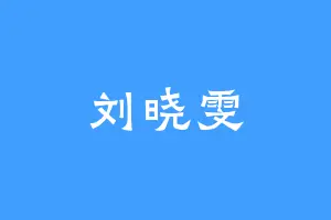 刘晓雯