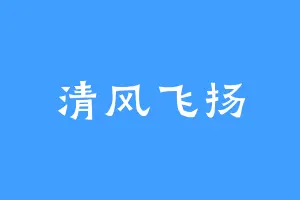 清风飞扬