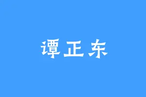 谭正东