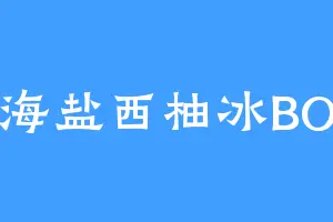 海盐西柚冰BO
