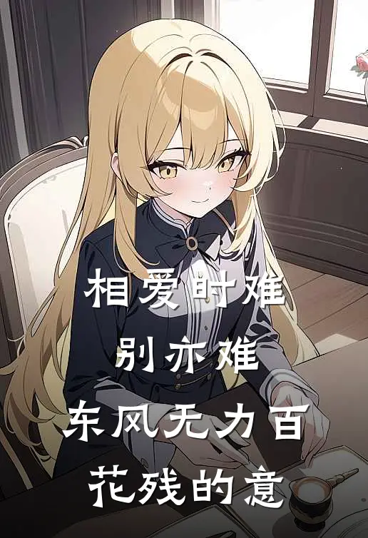 相爱时难别亦难,东风无力百花残的意