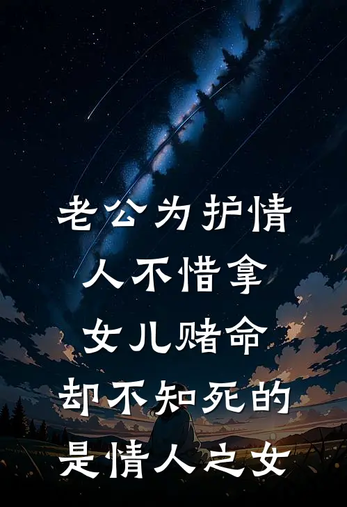 老公为护情人不惜拿女儿赌命，却不知死的是情人之女