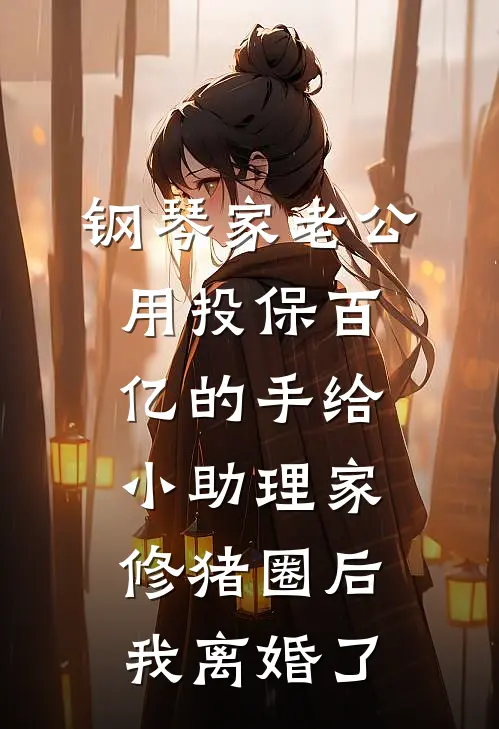 钢琴家老公用投保百亿的手给小助理家修猪圈后，我离婚了