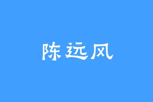 陈远风